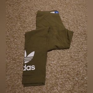 Olive Adidas Leggings